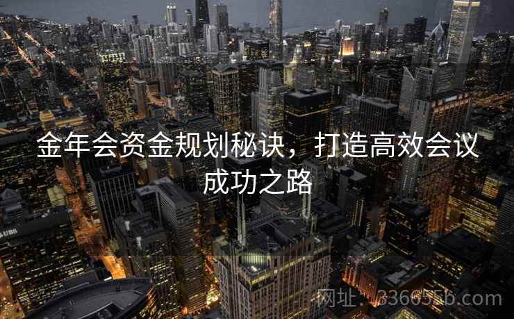 金年会资金规划秘诀，打造高效会议成功之路