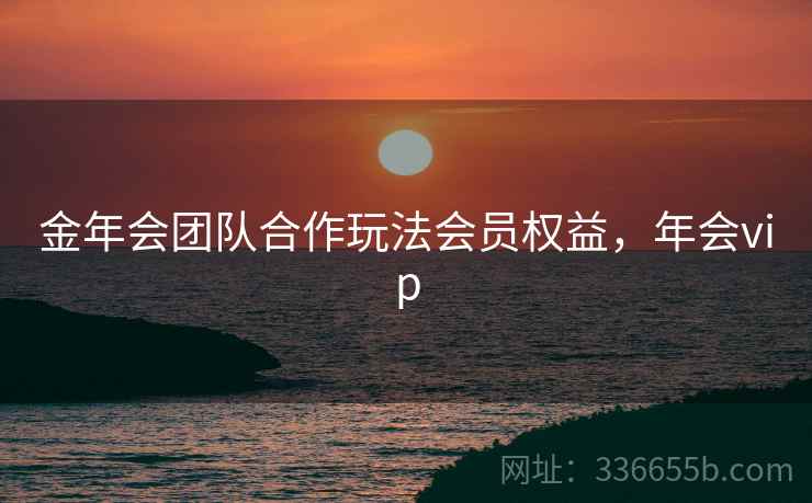 金年会团队合作玩法会员权益，年会vip